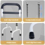 Adjustable Carbon Ultralight Rollator for Seniors