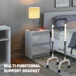 Safety Assist Bed Rail with Storage Pocket