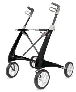 byACRE Ultralight Carbon Rollator Walker with Bag
