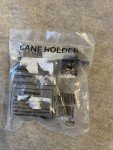 Carbon Ultralight Rollator Cane Holder - Left Side