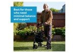Carex 3-Wheel Folding Rollator for Seniors