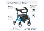 Drive Medical Nitro Sprint Hemi Ultralight Rollator