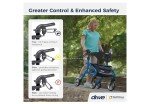 Drive Medical Nitro Sprint Hemi Ultralight Rollator