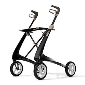 byACRE Carbon Ultralight Rollator Walker with Organizer