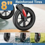 HOMLAND Ultralight Rollator Walker with Seat