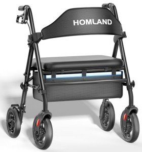 Heavy Duty Carbon Ultralight Rollator for Seniors