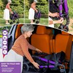Lightweight 2-in-1 Rollator Walker with Seat