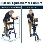 Vive Mobility Lightweight Upright Walker with Seat