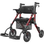VOCIC Lightweight 2-in-1 Rollator and Transport Chair
