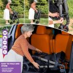 Lightweight 2-in-1 Rollator Walker with Seat