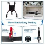 Lightweight 3-Wheel Rollator for Seniors with Bag