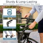 Vive Mobility Ultralight Carbon Fiber Rollator Walker