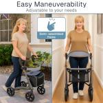 Vive Mobility Ultralight Carbon Fiber Rollator Walker