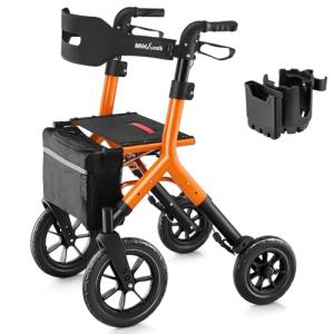 MAXWALK Ultralight Rollator Walker for Seniors
