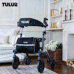 Lightweight All-Terrain Rollator Walker with Seat