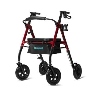 ELENKER All-Terrain Heavy Duty Rollator Walker