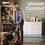 2-in-1 All-Terrain Rollator and Wheelchair Combo