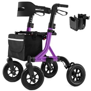 Lightweight All-Terrain Rollator Walker for Seniors