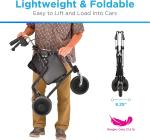 Traveler 3-Wheel Ultralight Rollator with Bag