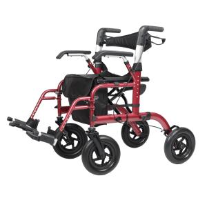 ELENKER 2-in-1 All-Terrain Rollator and Transport Chair