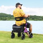 Lightweight All-Terrain Rollator Walker for Seniors