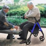 OasisSpace Heavy Duty Bariatric Rollator Walker