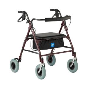 Heavy-Duty Bariatric Rollator Walker with 8" Wheels