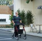 Lightweight Folding Rollator for Seniors - Heavy Duty