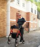 Lightweight Folding Rollator for Seniors - Heavy Duty