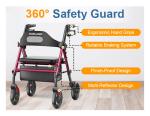 Lightweight Adjustable Carbon Rollator Walker