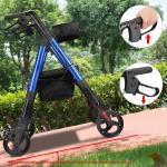 Ultra Lightweight Heavy-Duty Rollator Walker for Comfort
