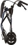 NOVA Mighty Mack Heavy Duty Rollator Walker 500 lb Weight Capacity, Blue