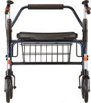 NOVA Mighty Mack Heavy Duty Rollator Walker 500 lb Weight Capacity, Blue
