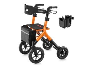 MAXWALK All-Terrain Rollator Plus Walker for Seniors Foldable Walker Retail $200