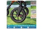 MAXWALK All-Terrain Rollator Plus Walker for Seniors Foldable Walker Retail $200