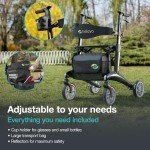 Helavo Ultra-Light Carbon Rollator - 5.6 kg
