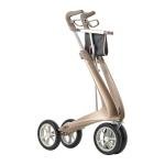 byACRE Carbon Ultralight 4-Wheel Walker with Seat