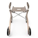 byACRE Carbon Ultralight 4-Wheel Walker with Seat