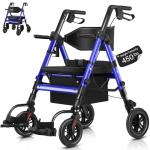 StrollAid 2-in-1 Rollator and Transport Chair