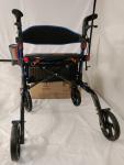 Aojin All Terrain Rollator Walker, Model WB-2328, 8” Wheels – 350 lb Capacity