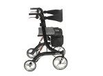 Drive Medical 10266HD-BK Nitro Heavy Duty Foldable Rollator Walker with Seat, Black