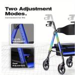 OasisSpace Heavy Duty Bariatric Rollator Walker