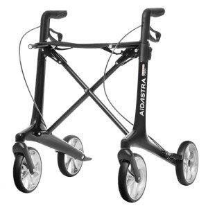 Lightweight Carbon Fiber Rollator with Organizer Bag