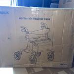 MAXWALK Rollator Walker w/ 10" Wheels – All-Terrain - MW2401 Blue