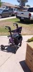 Aojin Lightweight Foldable All Terrain Rollator Walker