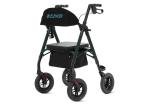 ELENKER All-Terrain Rollator Walker with 10” Non-Pneumatic Wheels, Green 