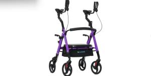 NEW HFK-9219B Heavy Duty Bariatric Upright Walker 8" Wheels