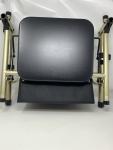 ELENKER All-Terrain Rollator Walker with 10” Rubber Wheels Padded Seat