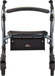 NOVA Medical Products Star 8 DX Heavy Duty Extra-Wide Rollator, 450 lb. Weight Capacity, Blue