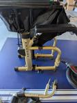ELENKER All-Terrain 2 in 1 Rollator Walker & Transport Chair for Seniors, Gold